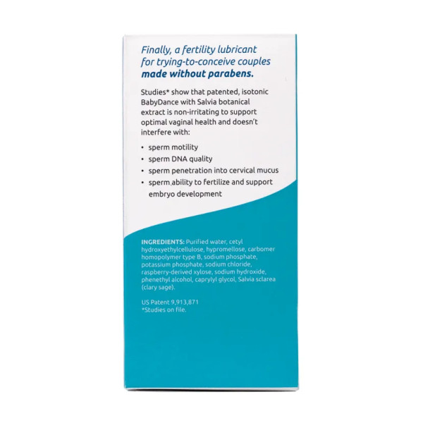 Змазка (лубрикант) для підвищення фертильності, BabyDance Fertility Lubricant, Fairhaven Health, 1 багаторазовий тюбик (40 г) з 10 одноразовими аплікаторами