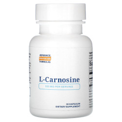 L-карнозин, Advance Physician Formulas L-Carnosine, 500 мг, 30 капсул