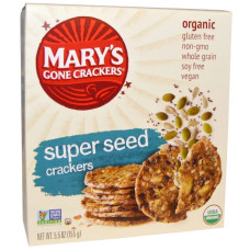 Крекери класичні із цільного зерна, Super Seed Crackers Mary's Gone Crackers, 155 г