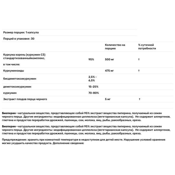 Куркумин, комплекс С3, California Gold Nutrition, 500 мг, 120 капсул