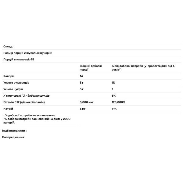 Вітамін B12, Vitamin B12, California Gold Nutrition, з натуральним смаком малини, без желатину, 3000 мкг, 90 жувальних цукерок