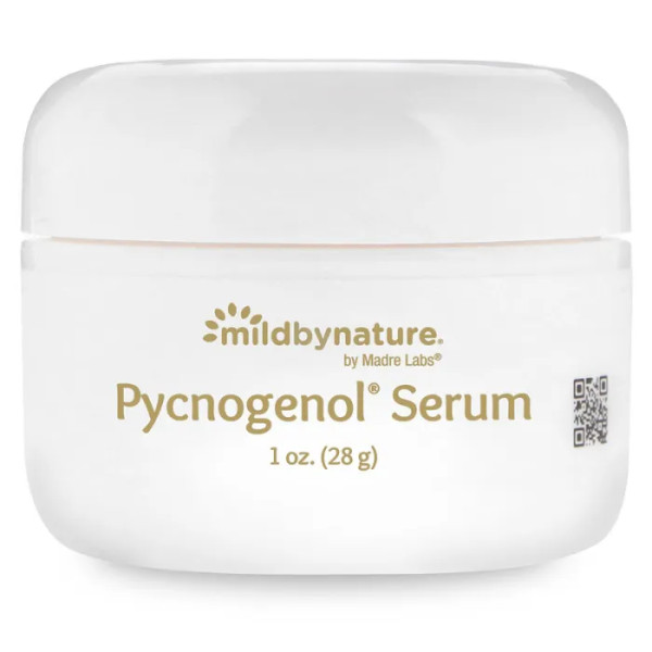 Сироватка (крем) для обличчя з пікногенолом, Pycnogenol Serum (Cream), Madre Labs, заспокійлива та омолоджуюча, 28 г