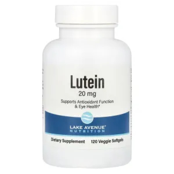 Лютеїн, Lutein, Lake Avenue Nutrition, 20 мг, 120 рослинних гелевих капсул