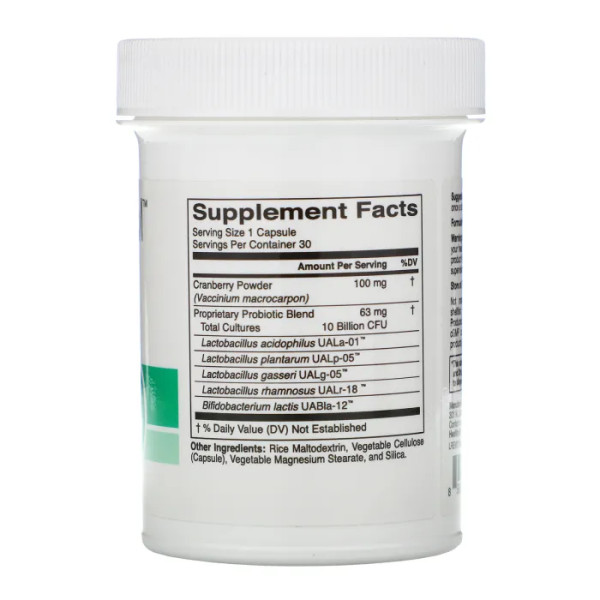 Пробіотики з журавлиною для жінок, Women's Cranberry Probiotics, HealthyBiom, 10 млрд КУО, 30 капсул