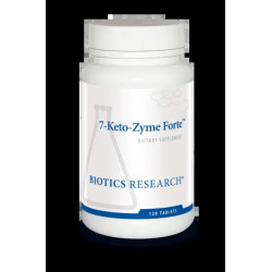 Підтримка гіпоталамо гіпофізарної системи, Biotics Research 7-Keto-Zyme Forte, 120 таблеток