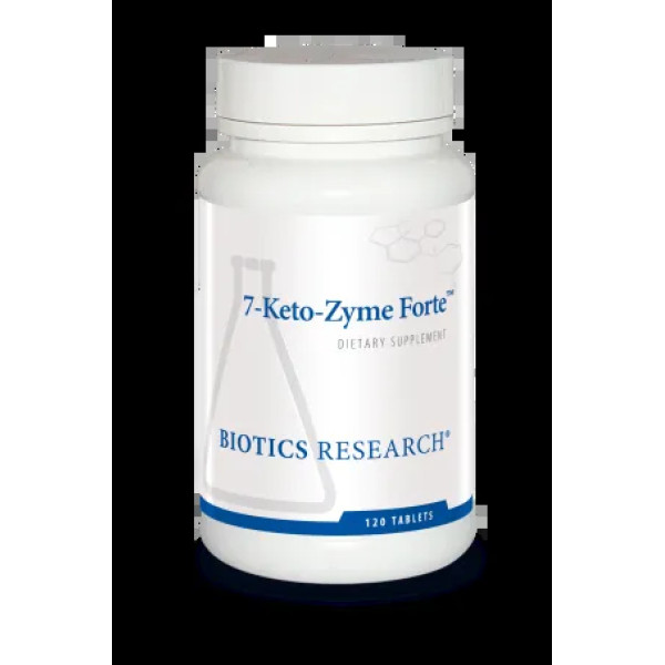 Підтримка гіпоталамо-гіпофізарної системи, 7-Keto-Zyme Forte, Biotics Research, 120 таблеток