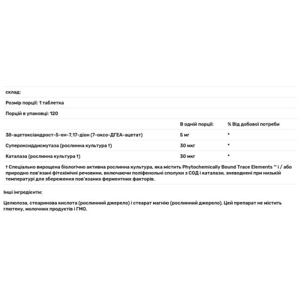 Підтримка гіпоталамо-гіпофізарної системи, 7-Keto-Zyme, Biotics Research, 120 таблеток