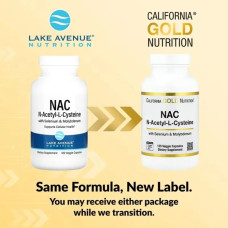 N-ацетилцистеїн 600 мг з селеном та молібденом, California Gold Nutrition N-Acetyl Cysteine ​​with Selenium & Molybdenum, 120 вегетаріанських капсул