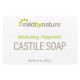 Мило кастильське, Castile Bar Soap, Mild By Nature, з ароматом перцевої м'яти, 141 г