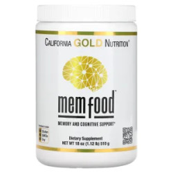 Підтримка пам'яті та когнітивних функцій, MEM Food California Gold Nutrition, 510 г