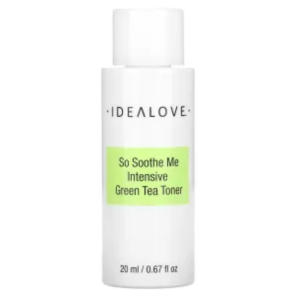 Тонік для обличчя із зеленим чаєм, Intensive Green Tea Toner, Idealove, інтенсивна дія, пробник, 20 мл