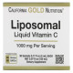 Ліпосомальний вітамін C, Liposomal Vitamin C, California Gold Nutrition, рідкий, без смаку, 1000 мг, 30 пакетиків по 5 мл
