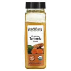 Куркума органик молотая, Organic Turmeric FOODS California Gold Nutrition, 496 г