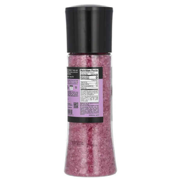 Морська сіль фіолетова, Violet Sea Salt Grinder, California Gold Nutrition, у млині, 340 г
