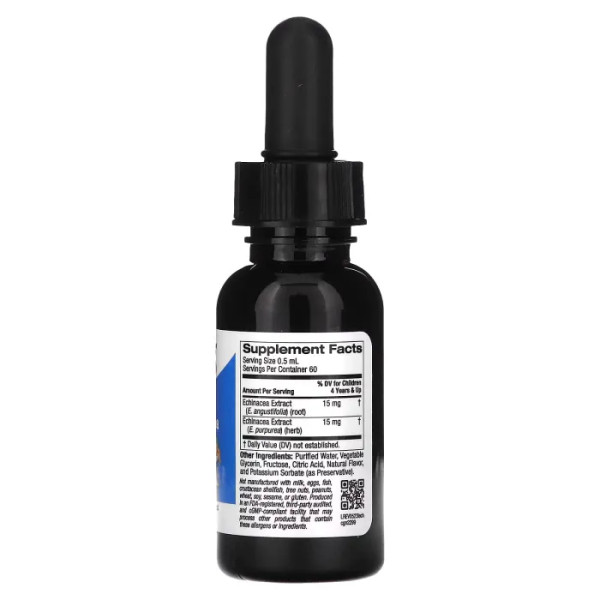 Ехінацея для дітей, Liquid Echinacea For Children, California Gold Nutrition, з натуральним смаком апельсину, 30 мл