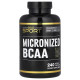 Мікронізовані BCAA, амінокислоти з розгалуженим ланцюгом, Branched Chain Amino Acids, California Gold Nutrition, 500 мг, по 250 мг у капсулі, 240 капсул