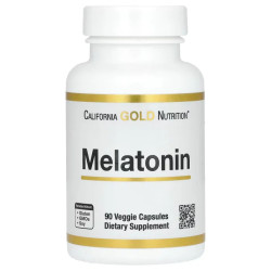 Мелатонин 3 мг, Melatonin California Gold Nutrition, 90 капсул