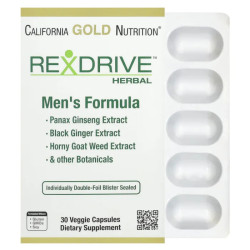 Травяной комплекс для мужчин, California Gold Nutrition Men's Formula, 30 растительных капсул