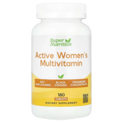 Мультивитамины для женщин, Super Nutrition Active Women's Multivitamin, 180 таблеток
