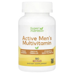 Мультивітаміни для чоловіків, Super Nutrition Active Men's Multivitamin, 180 таблеток
