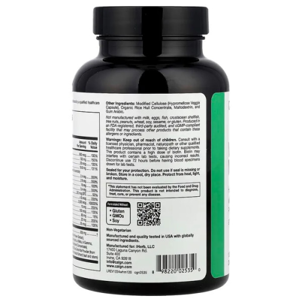 Мультивітаміни для волосся, для жінок, Beauty, Women's Hair Multivitamin, California Gold Nutrition, 120 рослинних капсул