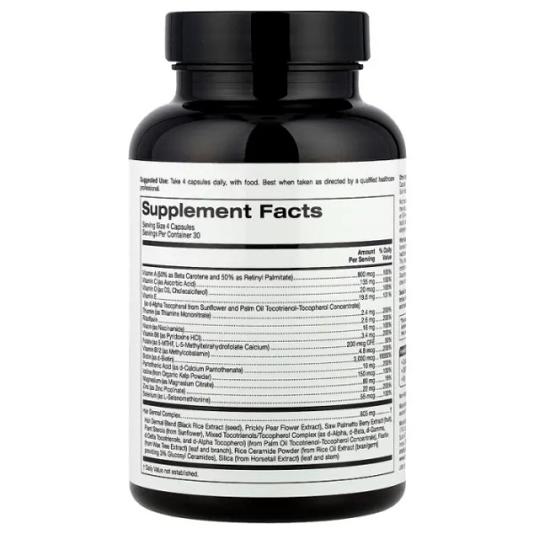 Мультивітаміни для волосся, для чоловіків, Beauty, Men's Hair Multivitamin, California Gold Nutrition, 120 рослинних капсул