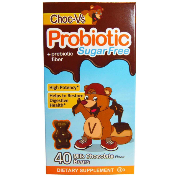 Пробіотик (Probiotic + Prebiotic), Yum-V's, для дітей, 40 ведмежат
