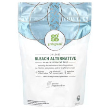 Відбілювач для речей без запаху, Bleach Alternative Pods GrabGreen, 24 порції, 360 г