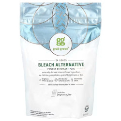 Відбілювач для речей без запаху, Bleach Alternative Pods GrabGreen, 24 порції, 360 г