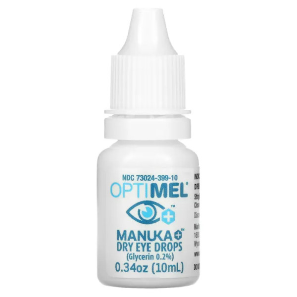 Краплі для очей, Manuka+ Dry Eye Drops, Optimel, 10 мл