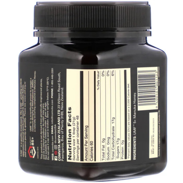 Манука мед, Manuka Honey, Comvita, UMF 5+, MGO 83+, 1 кг