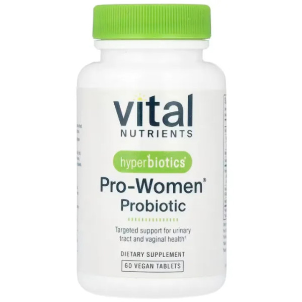 Пробіотики для жінок, PRO-Women, Hyperbiotics, 5 млрд КУО, 60 таблеток