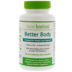 Пробіотики для контролю ваги 5 млрд, Hyperbiotics Probiotics for Weight, 60 таблеток