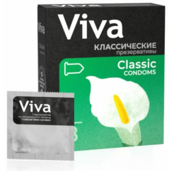 Презервативы классические, VIVA Classic Condoms, 3 шт