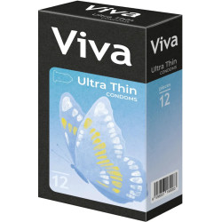 Презервативи ультратонкі, VIVA Ultra Thin Condoms, 12 шт
