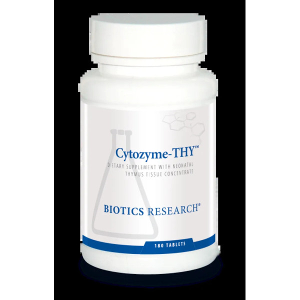 Неонатальный тимус, концентрат, Cytozyme-THY (Neonatal Thymus), Biotics Research, 180 таблеток