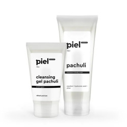 Набор очищение и свежесть для мужской кожи лица и тела базовый комплекс 2, Piel Cosmetics, спрей после бритья и шампунь гель