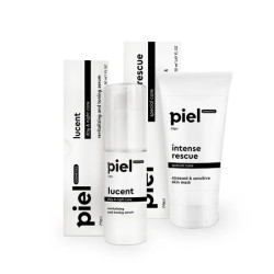 Набір інтенсивне відновлення для тьмяної шкіри, Piel Cosmetics, сироватка та маска відновлююча