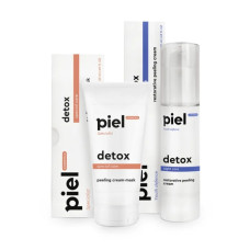 Набір детокс, Piel Cosmetics, маска крем і крем з пілінг ефекту