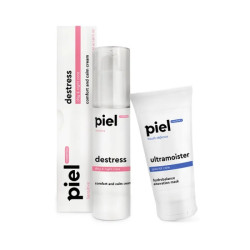 Набір зволоження для примхливої ​​та чутливої ​​шкіри, Piel Cosmetics, гель маска та крем